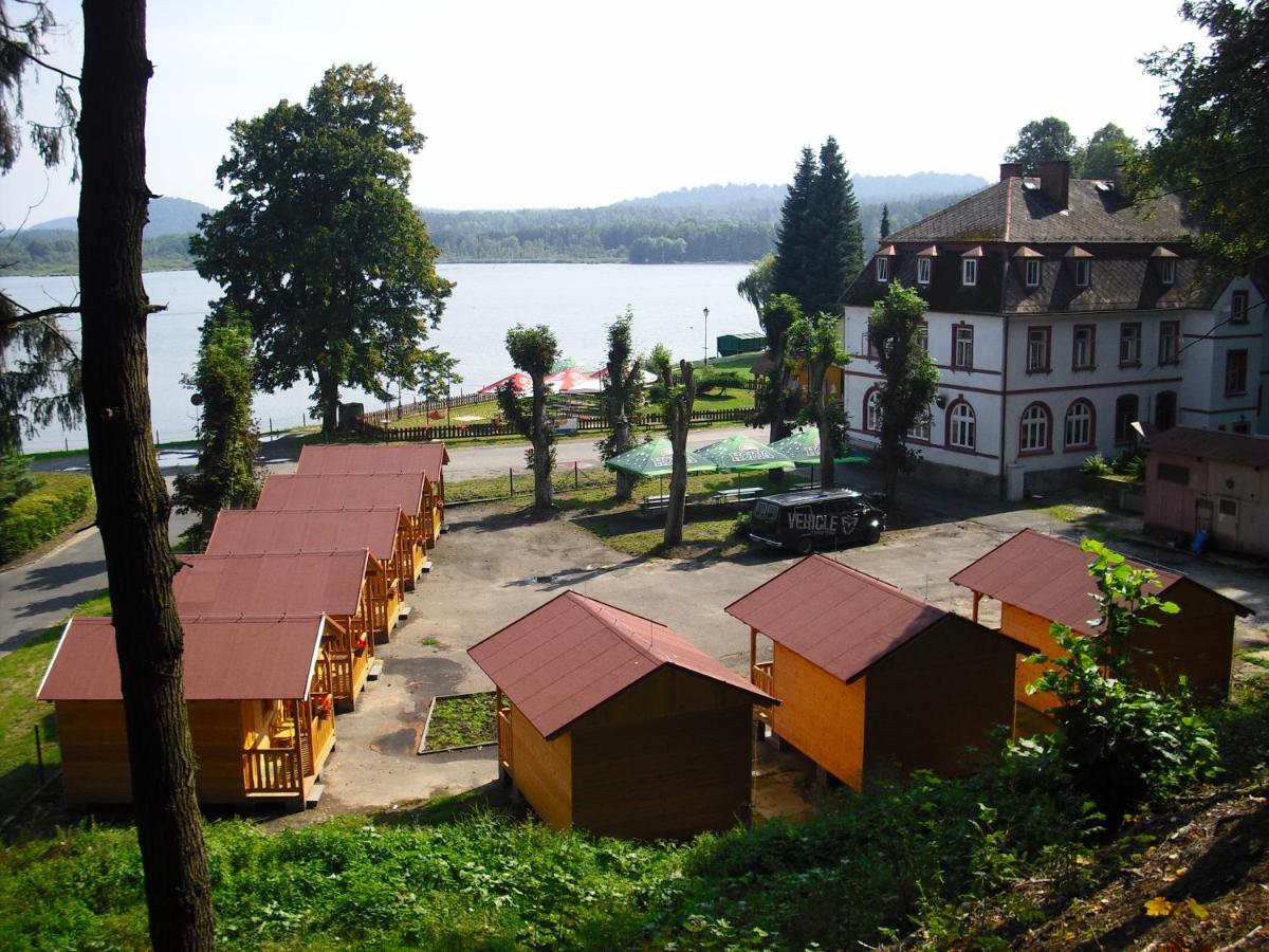 Chatová osada jezerní údolí Stráž pod Ralskem Exterior foto